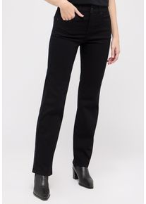 5-Pocket-Jeans Angels "Lara", Damen, Gr. 46, L&auml;nge 28, schwarz, Denim/Jeans, Obermaterial: 67% Baumwolle, 28% Polyester, 5% Elasthan, unifarben, weit lang, Jeans 5-Pocket-Jeans, mit Stretchanteil