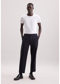 Chinohose Seidensticker, Herren, Gr. 50, Normalgr&ouml;&szlig;en, dunkelblau, 53% Polyester, 45% Wolle, 2% Elasthan, unifarben, Hosen Chinohose