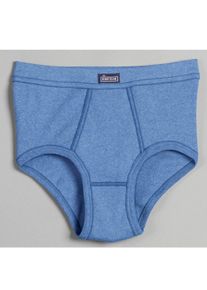 King&acute;S Club Slip KINGS CLUB, Herren, Gr. 7, 2 Stk., blau (hellblau, meliert), 100% Baumwolle, Unterhosen Slip