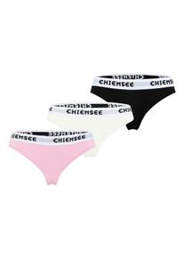 Tanga Chiemsee, Damen, Gr. M (38), wei&szlig;, light pink, 95% Baumwolle, 5% Elasthan, Unterhosen Tanga