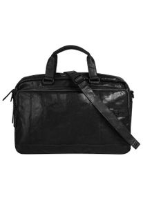 SPIKES & SPARROW Reisetasche SPIKES & SPARROW, Herren, Gr. B/H/T: 43cm x 28cm x 14cm onesize, schwarz, Leder, Taschen Reisetasche, echt Leder