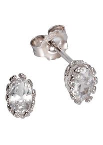 Paar Ohrstecker Firetti "Schmuck Geschenk Silber 925 Ohrschmuck", bunt (silberfarben, wei&szlig;, kristallwei&szlig;), Ohrringe, Damen, Silber 925 (Sterlingsilber), Paar Ohrstecker, mit Zirkonia (synth.)