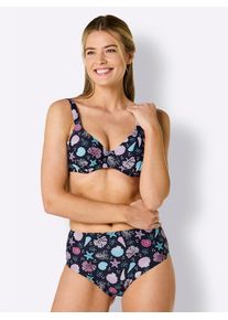 B&uuml;gel-Bikini feel good, Damen, Gr. 46, Cup C, blau (marine, aqua, bedruckt), Elasthan, Polyamid, Bikini-Sets B&uuml;gel-Bikini