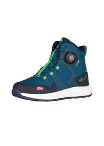 Winterstiefel Trollkids "KIDS BERGEN WINTER MID CUT", M&auml;dchen, Gr. 37, blau (schwarz marine, fresh gr&uuml;n), Synthetik, Textil, mehrfarbig, Schuhe Winterstiefel, Snowboots, Winterstiefel, Winterschuhe, f&uuml;r Kinder, wasserdicht