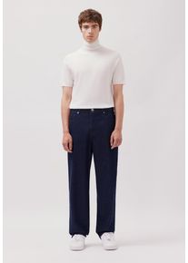 5-Pocket-Hose STUDIO SEIDENSTICKER, Herren, Gr. 36/32, Normalgr&ouml;&szlig;en, navy, 100% Baumwolle, unifarben, Hosen 5-Pocket-Hose