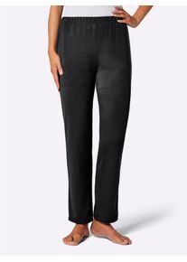 Schlupfhose feel good, Damen, Gr. 44/46, Normalgr&ouml;&szlig;en, schwarz, 70% Polyester, 30% Viskose, unifarben, Hosen Schlupfhose