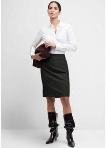 Bleistiftrock Cinque "CICONS", Damen, Gr. 38, schwarz, Web, Obermaterial: 53% Polyamid, 43% Schurwolle, 4% Elasthan, unifarben, slim fit ca. Mitte Knie, R&ouml;cke Bleistiftrock, Mit Markenlabelpl&auml;ttchen