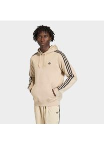 Kapuzensweatshirt adidas originals "3S HD", Herren, Gr. M, stone khaki, Obermaterial: 70% Baumwolle, 30% Polyester, angesetztes B&uuml;ndchen, Sweatshirts Kapuzensweatshirt