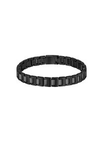 Gliederarmband BOSS "CANDOR JEWELRY", schwarz, Armb&auml;nder, Damen, 19cm, Edelstahl, Gliederarmband