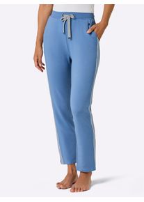 Stretch-Hose CREATION L PREMIUM, Damen, Gr. 44/46, mittelblau, 60% Modal, 34% Viskose, 6% Polyester, unifarben, Hosen Stretch-Hose