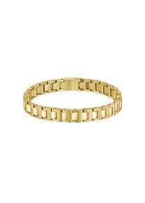 Gliederarmband BOSS "CANDOR JEWELRY", gelbgoldfarben, Armb&auml;nder, Damen, 19cm, Edelstahl, Gliederarmband