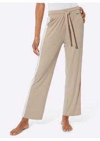 Dehnbund-Hose feel good, Damen, Gr. 44/46, Normalgr&ouml;&szlig;en, beige, ecru, 70% Viskose, 25% Polyester, 5% Elasthan, unifarben, Hosen Dehnbund-Hose