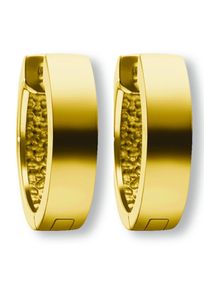 Paar Creolen ONE ELEMENT "Ohrringe Creolen aus 585 Gelbgold &Oslash; 14,0 x 4,0 mm", gold, Ohrringe, Damen, Gelbgold 585, Paar Creolen