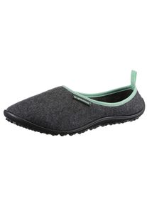Barfu&szlig;schuh Leguano "ACASA", Damen, Gr. 40, bunt (anthrazit, mint), Textil, meliert, Schuhe Barfu&szlig;schuh, Bequemschuh, Hausschuh, Clog f&uuml;r volle Bewegungsfreiheit