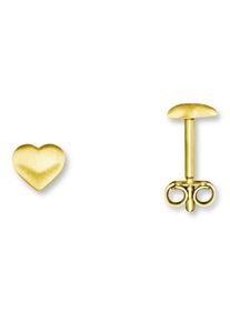 Paar Ohrstecker ONE ELEMENT "Herz Ohrringe Ohrstecker aus 333 Gelbgold", gold, Ohrringe, Damen, Gelbgold 333, Paar Ohrstecker