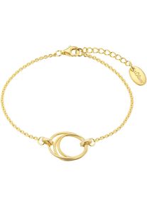 Armband s.Oliver "2037824", gold (gelbgoldfarben), Armb&auml;nder, Damen, 20cm, Silber 925 (Sterlingsilber), Armband