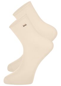 Feinsocken BOSS, Damen, Gr. 39-42, open wei&szlig; 119, Viskose, elastisch, Socken Feinsocken, fein gerippt, verst&auml;rkte Fersen- und Zehenpartie
