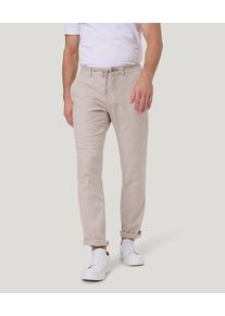 Leinenhose "ESRA Leinen", Herren, Gr. 30, L&auml;nge 34, beige (oatmeal), Web, Obermaterial: 76% Baumwolle, 23% Leinen, 1% Elasthan, Pioneer Authentic Jeans, unifarben, regular fit kn&ouml;chellang, Hosen Leinenhose, mit Tunnelzug