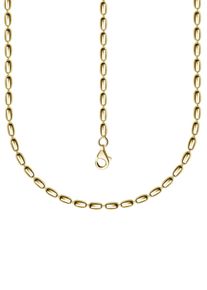 Collierkettchen Firetti "Schmuck Geschenk Silber 925 Kugelkettengliederung 2,5 mm breit" Gr. 50, gold (gelbgoldfarben), Halsketten, Damen, 50, Silber 925 (Sterlingsilber), B: 2,5mm, Collierkettchen, Made in Germany, B:2,5mm