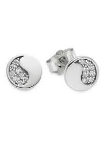 Paar Ohrstecker "Schmuck Geschenk Silberohrringe", silberfarben, kristallwei&szlig;, kristallwei&szlig;, ANISTON JEWELRY & WATCHES, Ohrringe, Damen, 6,6mm, Silber 925 (Sterlingsilber), Paar Ohrstecker, mit Zirkonia (synth.)