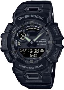 Smartwatch Casio G-SHOCK "GBA-900-1AER", schwarz (schwarz, schwarz, schwarz), Smartwatches, Smartwatch, Armbanduhr,Herren,Bluetooth,Schrittz&auml;hler,digital, bis 20bar wasserd.