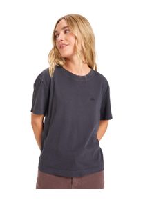T-Shirt Quiksilver "Essential", Damen, Gr. L, tarmac, Obermaterial: 100% Walkfrottier;, Shirts T-Shirt