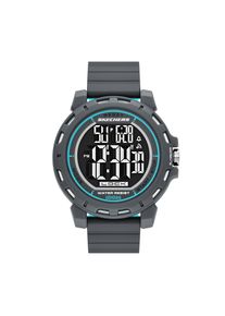 Chronograph Skechers "NEWKIRK", grau, Armbanduhren, Herren, Chronograph, Quarzuhr, Armbanduhr, Herrenuhr, Silikonarmband, digital, Tag