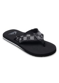 Sandale Quiksilver "Monkey Abyss", Herren, Gr. 12(45), gry, chr, Obermaterial:Obermaterial: Textil / Futter: Textil / Au&szlig;ensohle: Rubberlon;, Schuhe Sandale