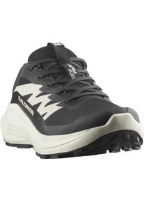 Trailrunningschuh Salomon "ALPHAGLIDE W", Damen, Gr. 39, schwarz (schwarz, phantom, icicle), Synthetik, Textil, Schuhe Trailrunningschuh, wasserdicht