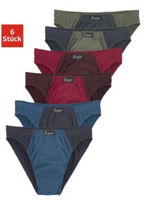Slip Le Jogger, Herren, Gr. 6, 6 Stk., bunt, Jersey, Obermaterial: 100% Baumwolle, unifarben, k&ouml;rpernah, Unterhosen Slip, sch&ouml;ner Basic in sch&ouml;nen Farbkombinationen, Topseller