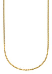 Edelstahlkette Firetti "Schmuck Geschenk Schlangenkette, 1,5 mm breit" Gr. 80, gold (gelbgoldfarben), Halsketten, Damen, 80, Edelstahl, B: 1,5mm, Edelstahlkette, Made in Germany, B:1,5mm