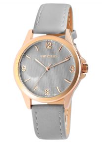 Quarzuhr Lady, grau, Armbanduhren, Damen, Quarzuhr