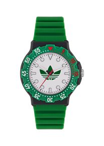 Quarzuhr adidas originals "DISCOVERER TWO", gr&uuml;n, Armbanduhren, Damen, Quarzuhr, Armbanduhr, Herrenuhr, Damenuhr, Silikonarmband, Leuchtzeiger