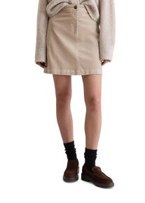 Marc O'Polo Minirock MARC O'POLO, Damen, Gr. 44, chalky mauve, Obermaterial: 78% Baumwolle, 20% Viskose, 2% Elasthan, gerade kniefrei, R&ouml;cke Minirock, aus Samt