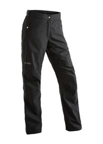 Regenhose Maier Sports "Raindrop L", Damen, Gr. 25, Kurzgr&ouml;&szlig;en, schwarz, 100% Polyester, Hosen Regenhose, Damen Outdoorhose, wasserdicht winddicht, auch als &Uuml;berhose nutzbar