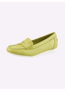 Slipper Casual Looks, Damen, Gr. 36, camel, Glattleder, Leder, Schuhe Slipper