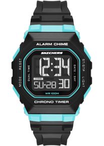 Chronograph Skechers "WHITFIELD", schwarz (schwarz, schwarz), Armbanduhren, Herren, Chronograph, Quarzuhr, Armbanduhr, Herrenuhr, digital, Tag, Wochentag