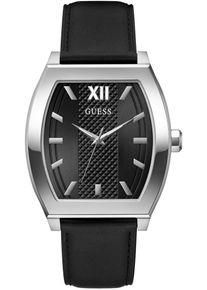 Quarzuhr Guess "PUNCTUAL", schwarz, Armbanduhren, Herren, Quarzuhr, Armbanduhr, Herrenuhr