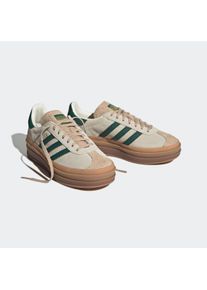 Sneaker adidas originals "GAZELLE BOLD", Damen, Gr. 40,5, beige (cwei&szlig;, cgr&uuml;n, magbei), Leder, Schuhe Sneaker, Topseller