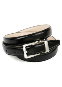 Lederg&uuml;rtel Anthoni Crown, Damen, Gr. 85, schwarz, Leder, unifarben, G&uuml;rtel Lederg&uuml;rtel, schmal, aus Lackleder