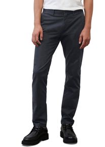 Marc O'Polo Chinohose MARC O'POLO, Herren, Gr. 34, L&auml;nge 32, blau (dunkelblau), Web, Obermaterial: 97% Baumwolle, 3% Elasthan, unifarben, normal, Hosen Chinohose, im cleanen Look