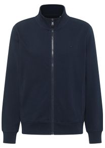 Sweatshirt Mustang "Herren Style Dillon", Herren, Gr. S, blau (dunkelblau), 100% Baumwolle, regular fit, Sweatshirts Sweatshirt