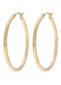 Paar Creolen Firetti "Schmuck Geschenk Gold 375 Ohrschmuck Creole" Gr. 30, gold (gelbgoldfarben), Ohrringe, Damen, 30, Gelbgold 375, Paar Creolen