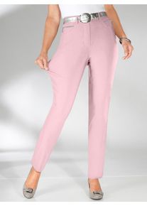 Stretch-Hose Stehmann, Damen, Gr. 46, Normalgr&ouml;&szlig;en, rosa (ros&eacute;), 72% Viskose, 25% Polyamid, 3% Elasthan, unifarben, lang, Hosen Stretch-Hose