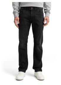 Straight-Jeans Tom Tailor, Herren, Gr. 31, L&auml;nge 30, blau (used schwarz stone schwarz denim30), Denim/Jeans, Obermaterial: 92% Baumwolle, 6% Polyester, 2% Elasthan, unifarben, straight fit kn&ouml;chellang, Jeans Straight-Jeans, im Five-Pocket Style