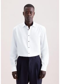 Businesshemd Seidensticker "Regular", Damen, Gr. XL (44), normale &Auml;rmell&auml;ngen, wei&szlig;, 100% Baumwolle, unifarben, regular fit, 2-Knopf-Manschette, Hemden Businesshemd, Regular 1/1 Kentkragen Uni