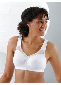 w&auml;schepur Entlastungs-BH W&Auml;SCHEPUR, Damen, Gr. 80, Cup B, wei&szlig;, 76% Baumwolle, 17% Polyamid, 7% Elasthan, BHs Entlastungs-BH