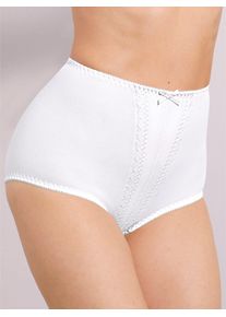 Miederhose, Damen, Gr. 90, 2 Stk., wei&szlig;, 96% Baumwolle, 4% Elasthan, Futter:100% Baumwolle, Unterhosen Miederhose