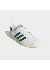 Sneaker adidas originals "GAZELLE", Herren, Gr. 37, wei&szlig; (core wei&szlig;, collegiate gr&uuml;n, cream wei&szlig;), Leder, Synthetik, Schuhe Sneaker