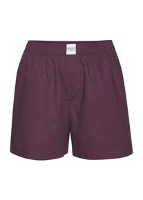 Pyjamashorts Copenhagen Studios, Damen, Gr. 46, N-Gr, dunkelrot, Web, Obermaterial: 100% Baumwolle, unifarben, loose fit kurz, Hosen Pyjamashorts, aus fein gewebter Baumwoll-Qualit&auml;t